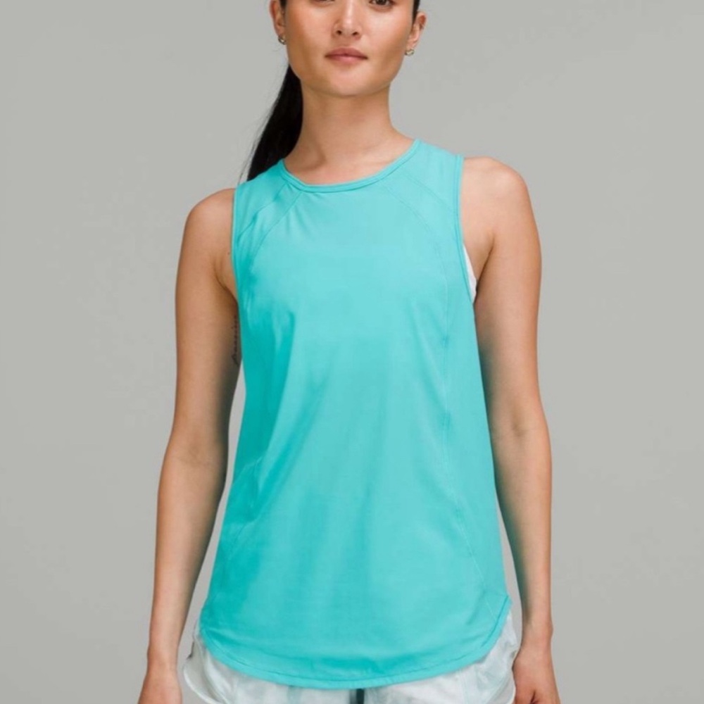 Lululemon Sculpt Tank 6 Electric Turquoise EUC